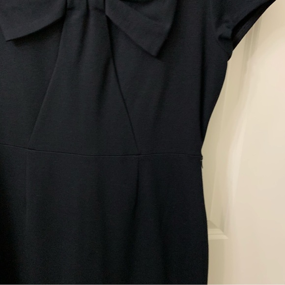 KATE SPADE Black Dress with Bow and Cap Sleeves - Picture 8 of 12